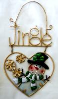 IRISH JINGLES SNOWMAN HANGER